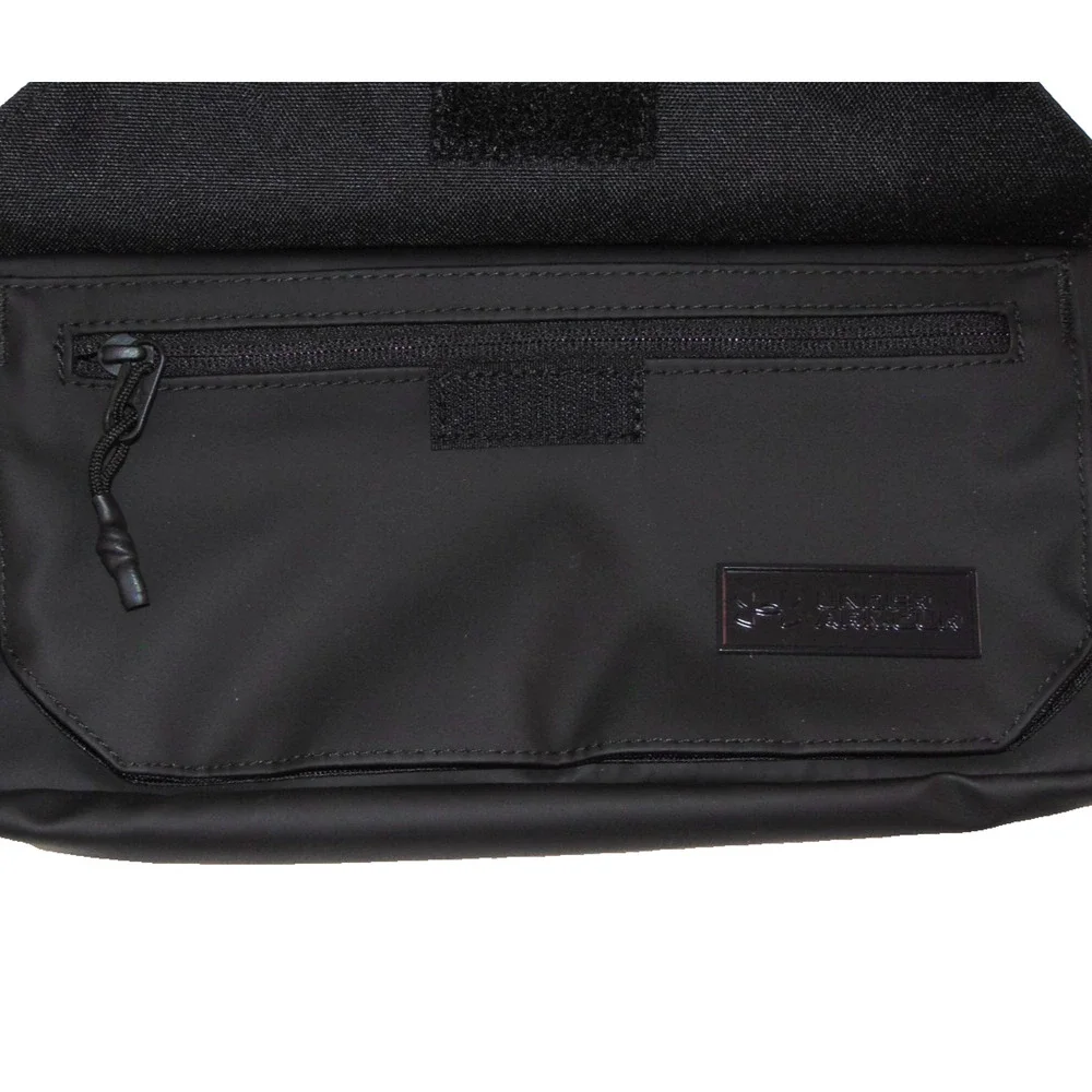 Under Armour Black Waist Bag 3 Compartment Crossbody Adjustable Strap UA NWT